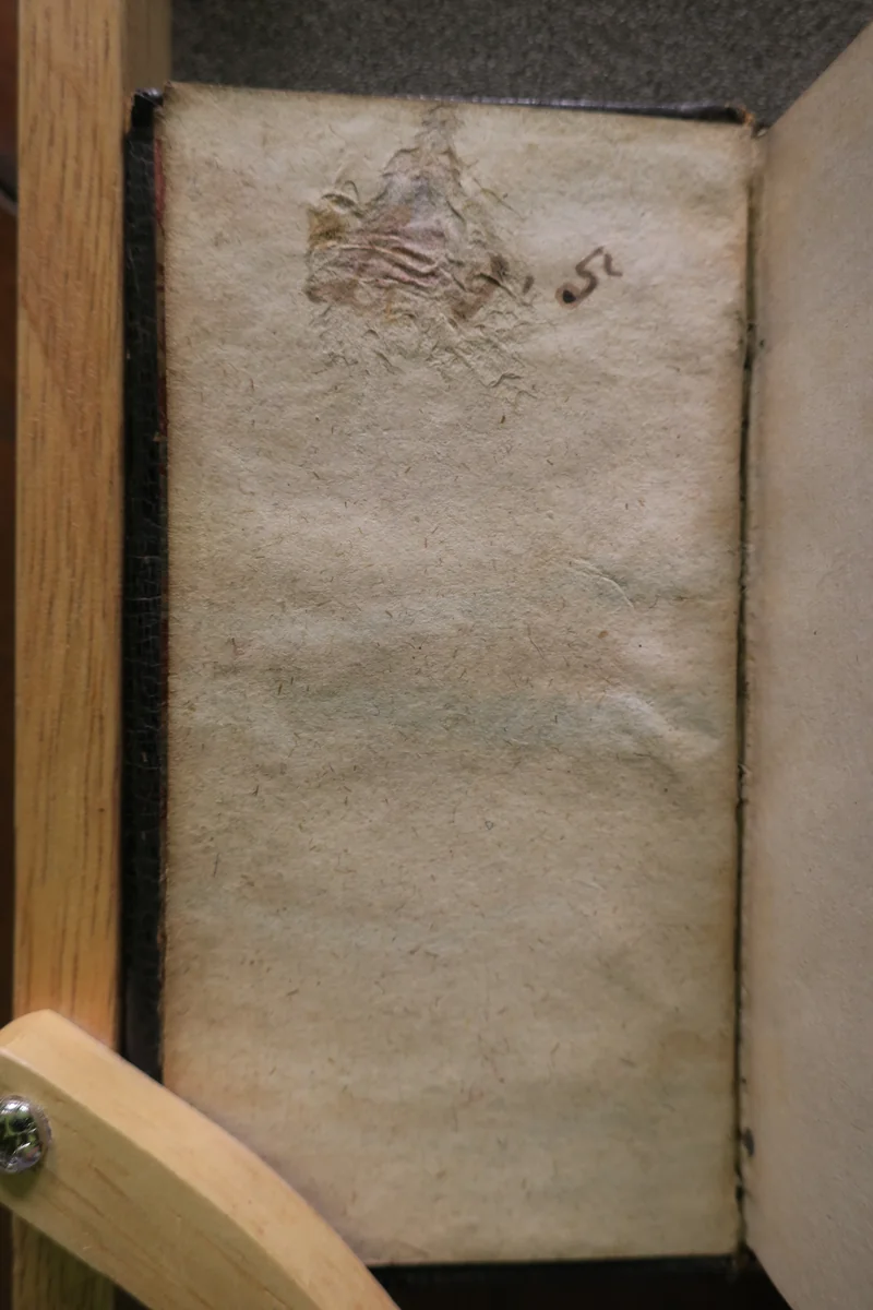 Page verso
