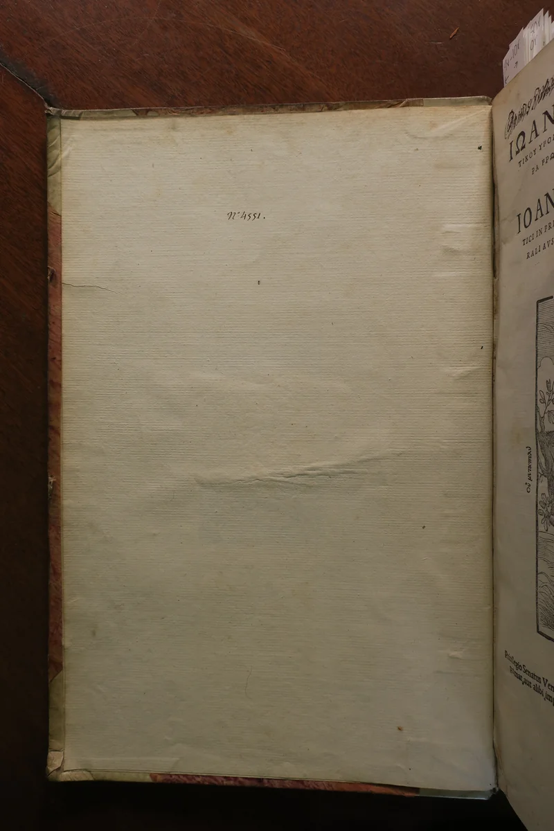 Page verso