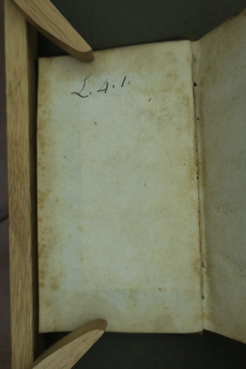 Page verso