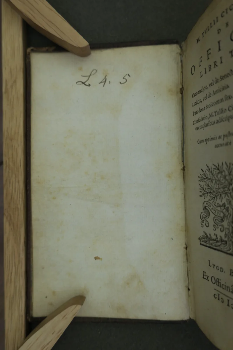 Page verso